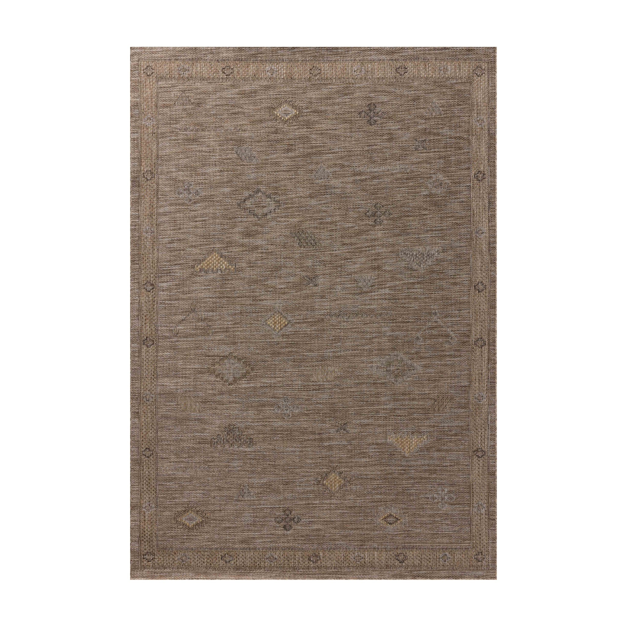 Loloi Birch Natural / Sand Indoor/Outdoor Rug RUGS - synthetic Loloi 18" x 18"