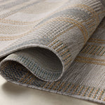 Loloi Birch Bone / Gold Indoor/Outdoor Rug Loloi