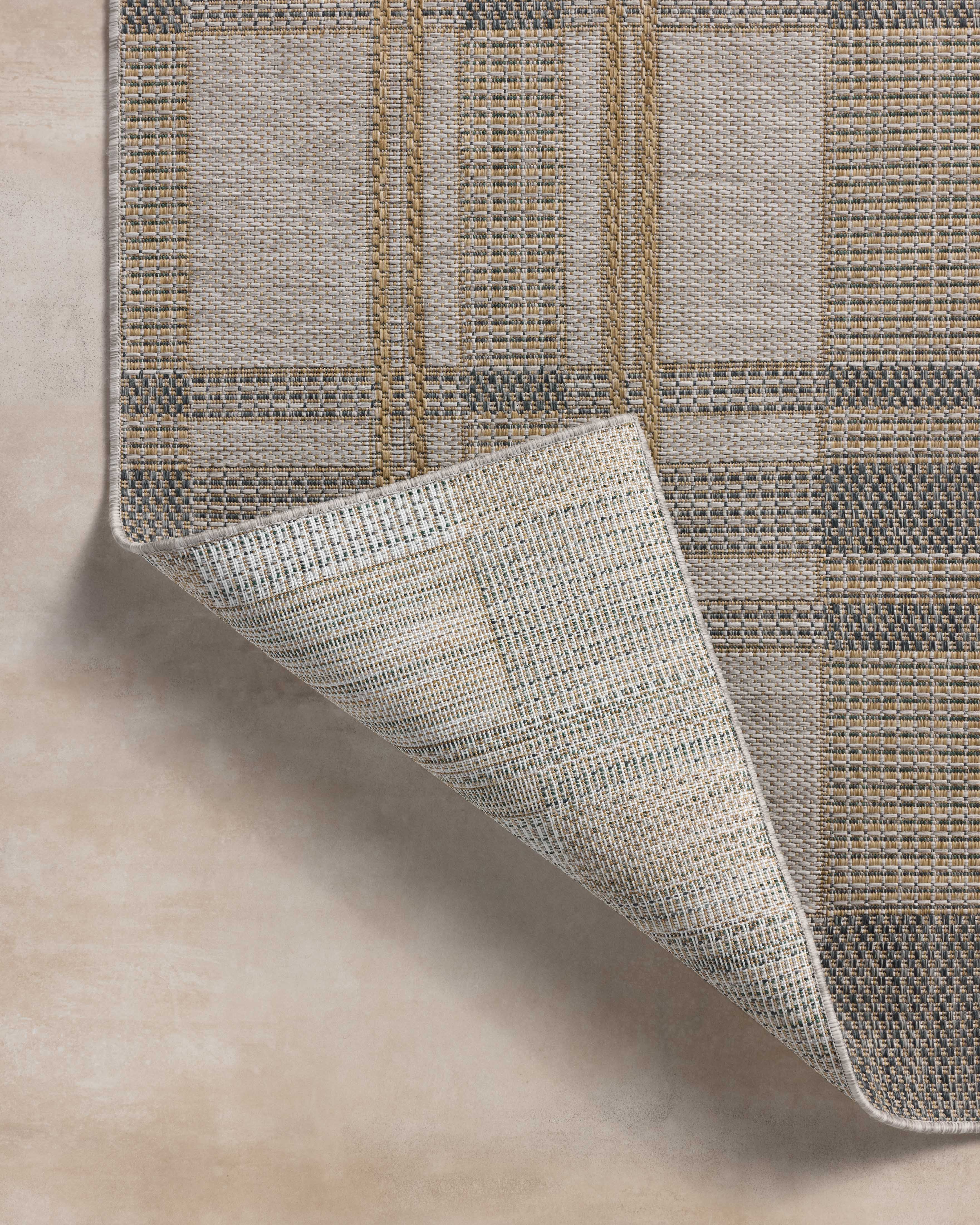 Loloi Birch Bone / Gold Indoor/Outdoor Rug Loloi