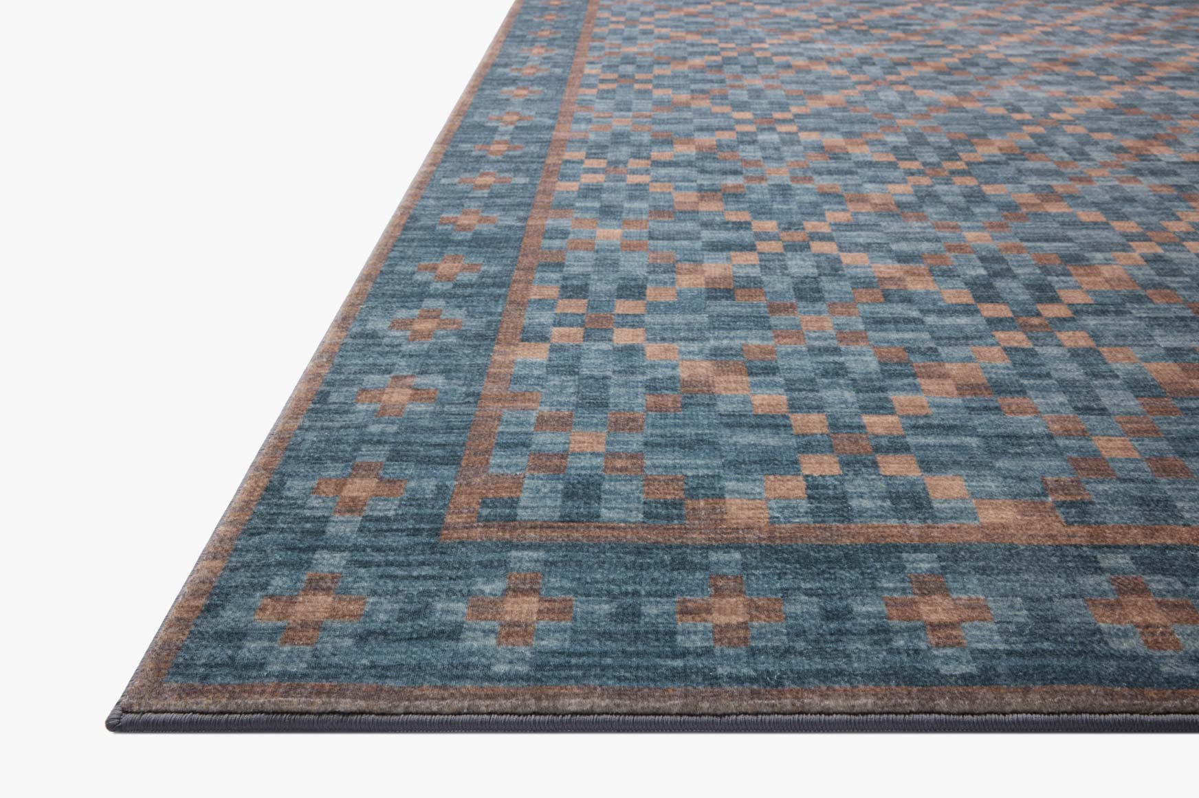 Chris Loves Julia x Loloi Bobby Ocean / Copper Rug - Rug & Weave