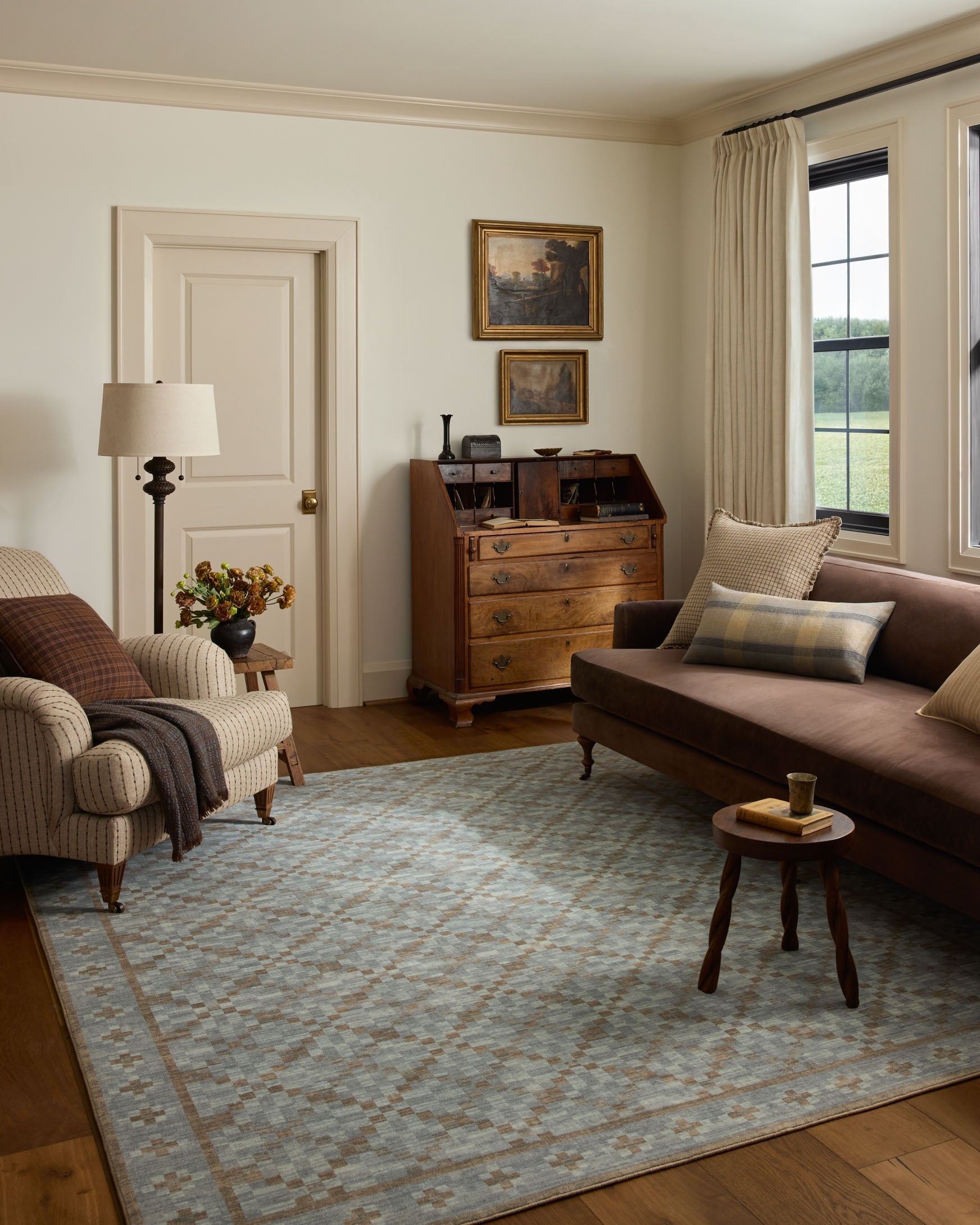 Chris Loves Julia x Loloi Bobby Spa / Khaki Rug - Rug & Weave