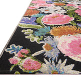 Loloi Botanical Black / Multi Rug RUGS - synthetic Loloi