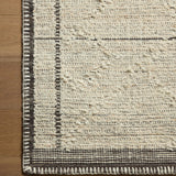 Amber Lewis x Loloi Bowie Ivory / Mocha Rug RUGS - wool Loloi