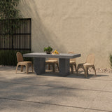 Antonius Outdoor Dining Table FURNITURE - outdoor dining table Moe's Furniture