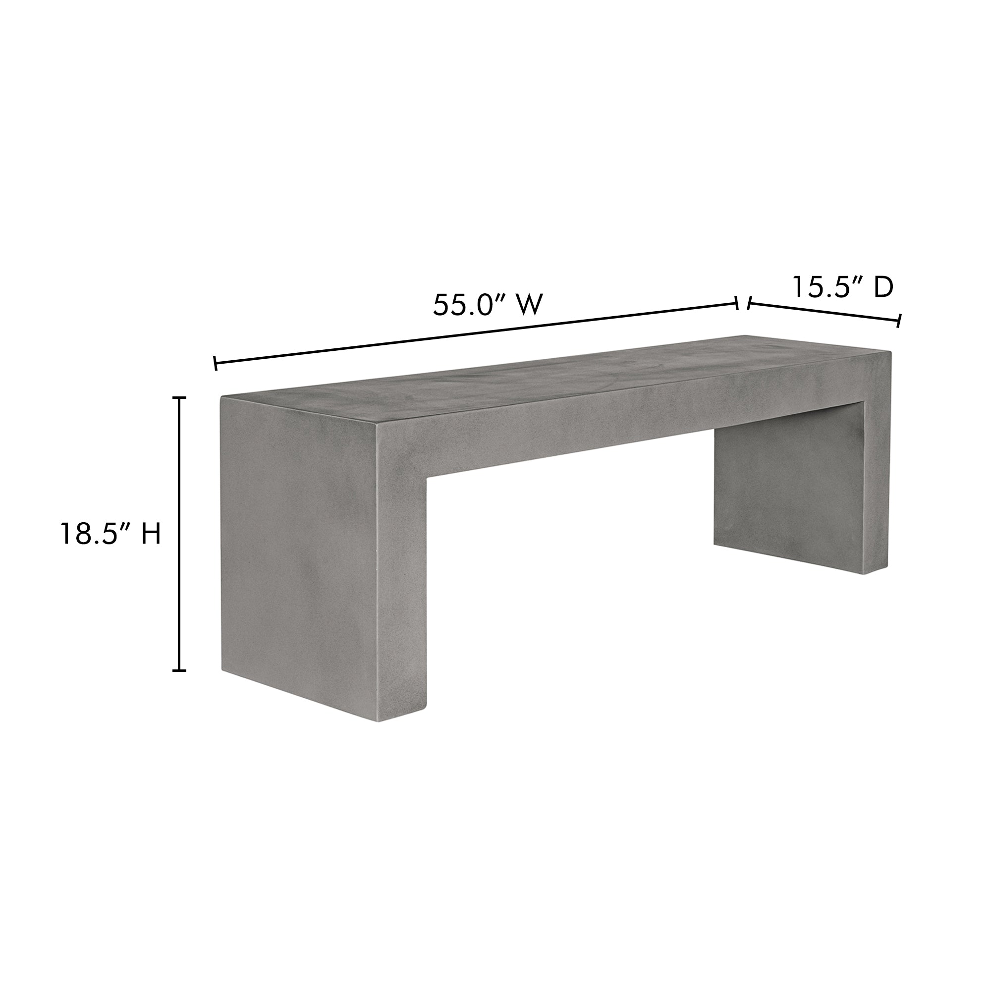 Lazarus Outdoor Bench FURNITURE - outdoor bench Moe's Furniture