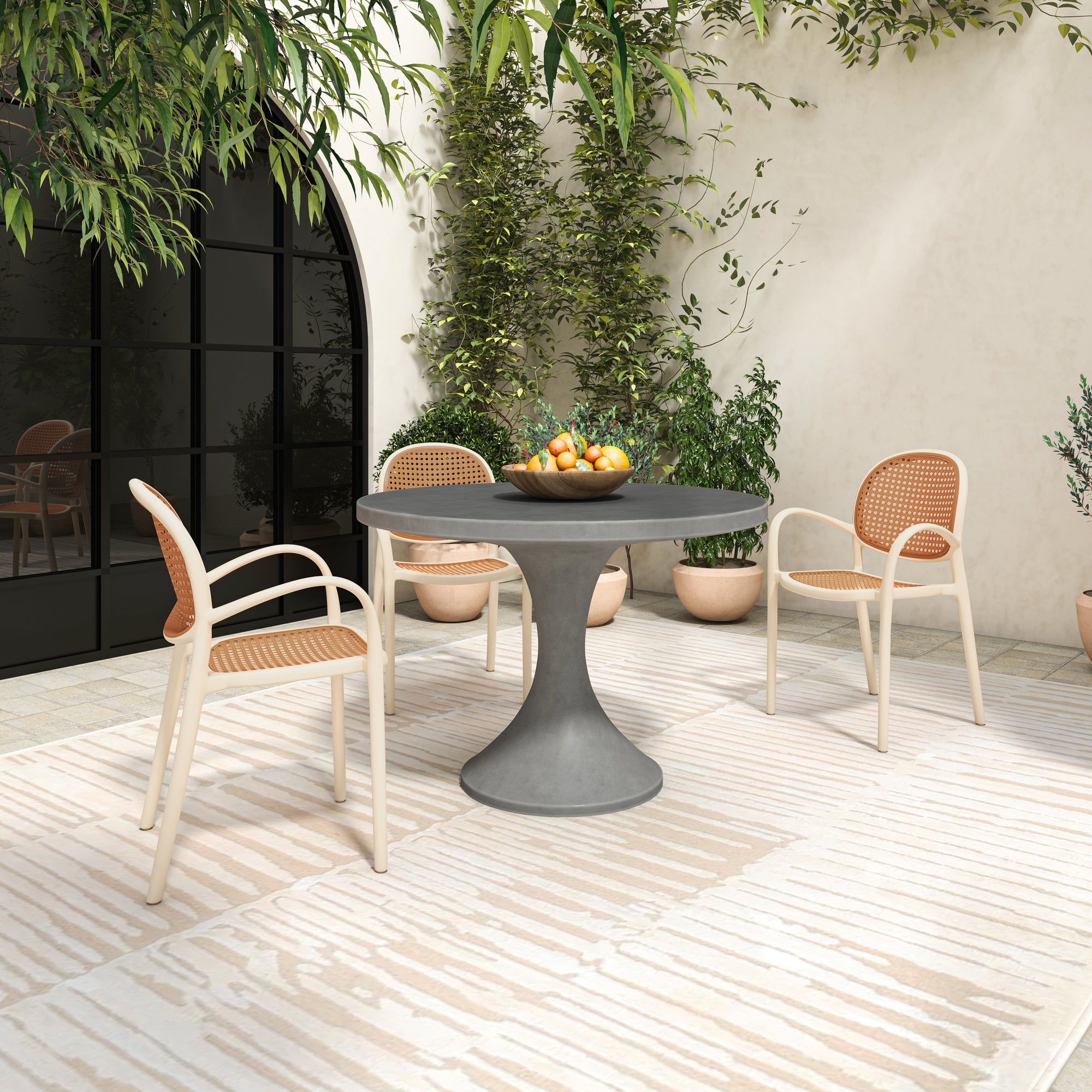 Isadora Outdoor Dining Table FURNITURE - outdoor dining table Moe's Furniture