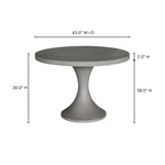 Isadora Outdoor Dining Table FURNITURE - outdoor dining table Moe's Furniture