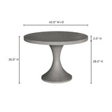 Isadora Outdoor Dining Table FURNITURE - outdoor dining table Moe's Furniture