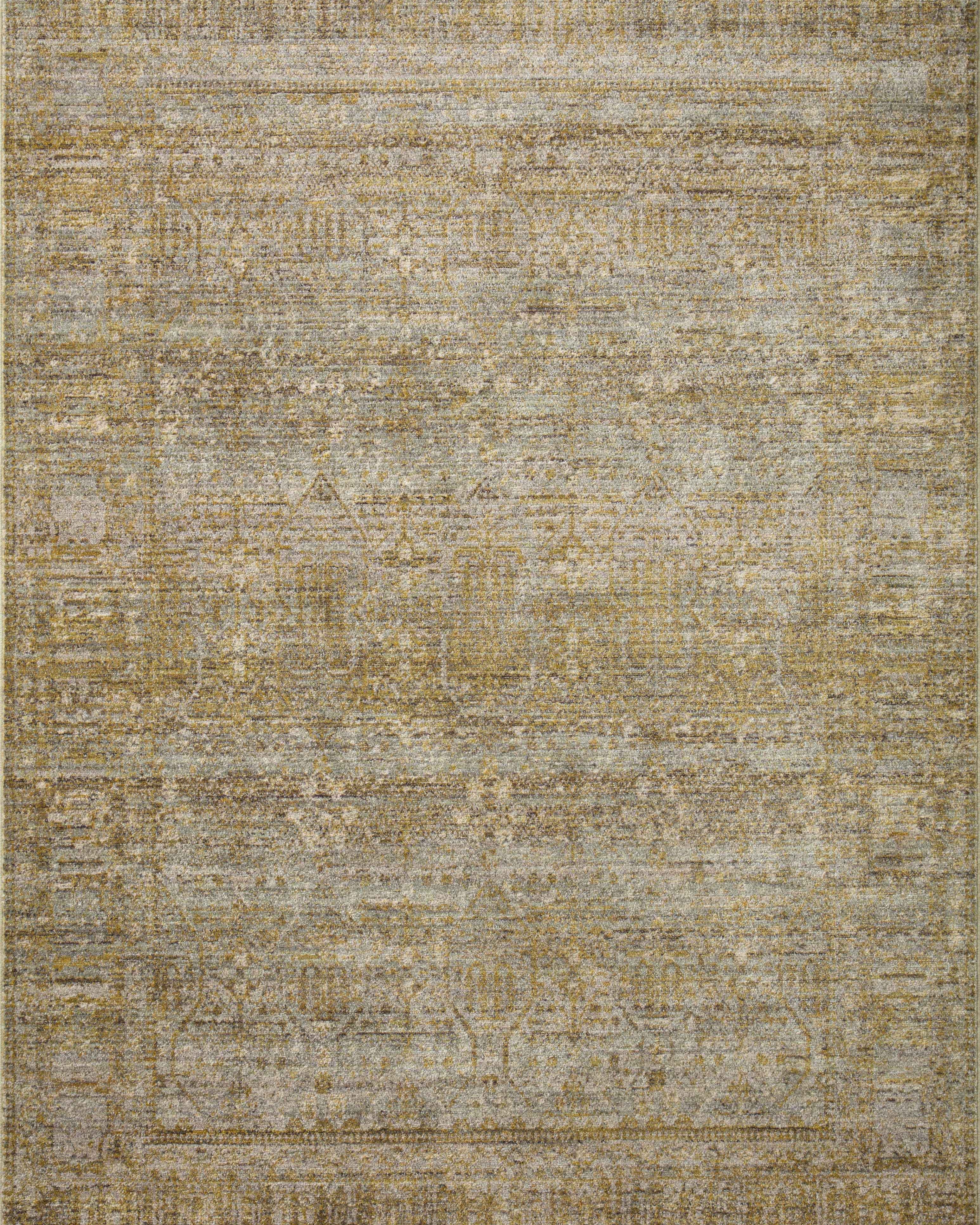 Jean Stoffer x Loloi Bradbury Dove / Gold Rug 0-patterned rugs Loloi