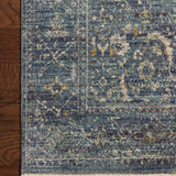 Jean Stoffer x Loloi Bradbury Ocean / Gold Rug 0-patterned rugs Loloi