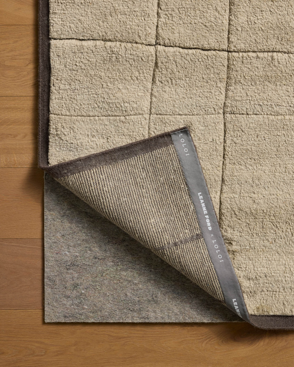Leanne Ford x Loloi Bracken Espresso / Pebble Rug RUGS - wool Loloi