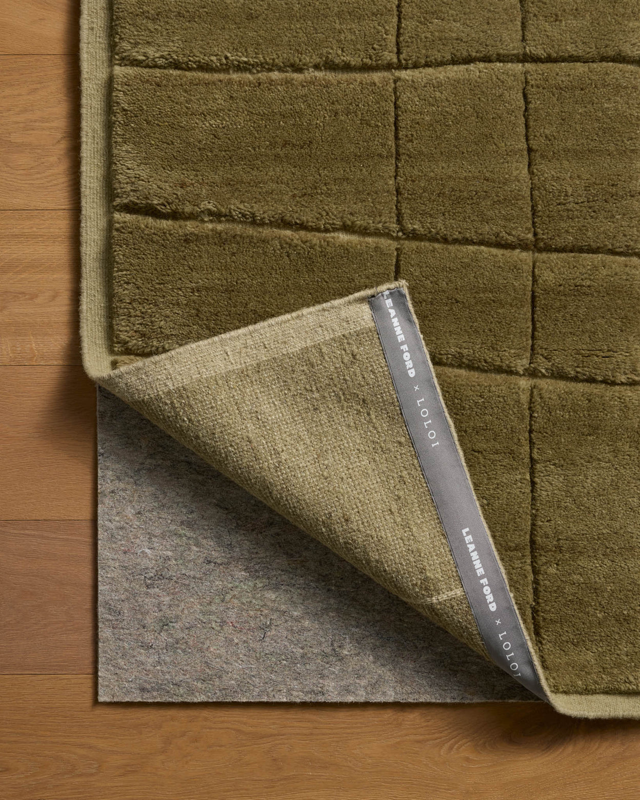 Leanne Ford x Loloi Bracken Moss / Olive Rug RUGS - wool Loloi