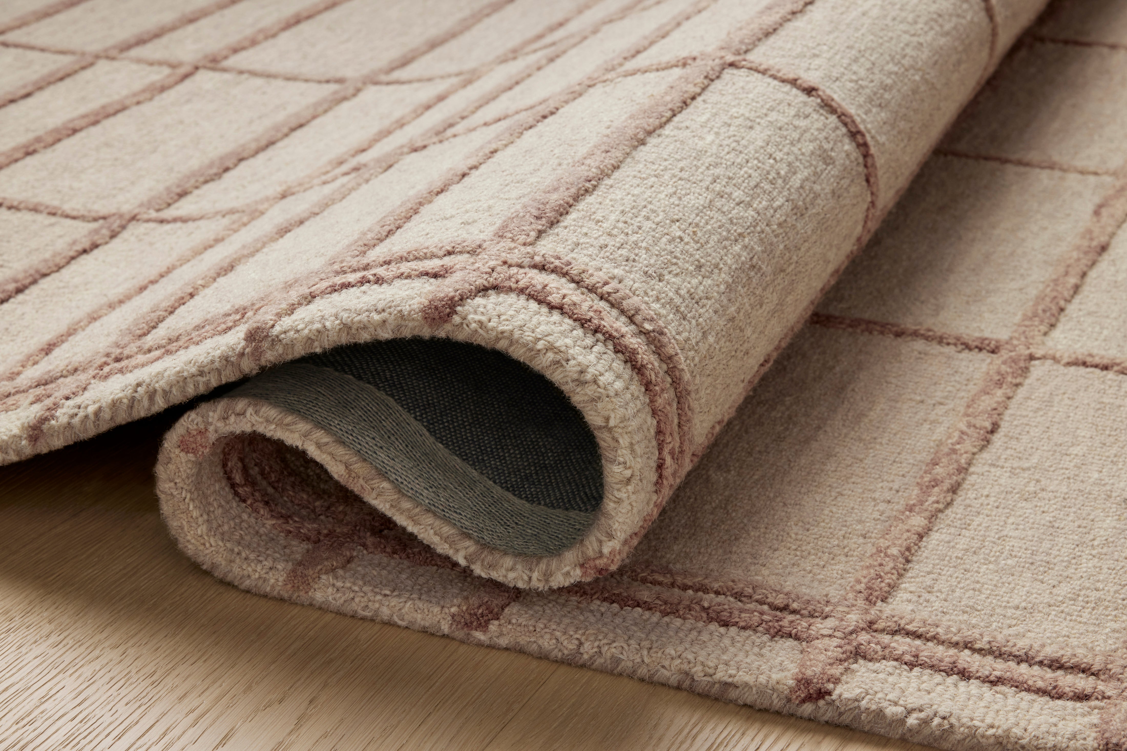 Chris Loves Julia x Loloi Bradley Rose / Blush Rug 0-RUGS-wool Loloi
