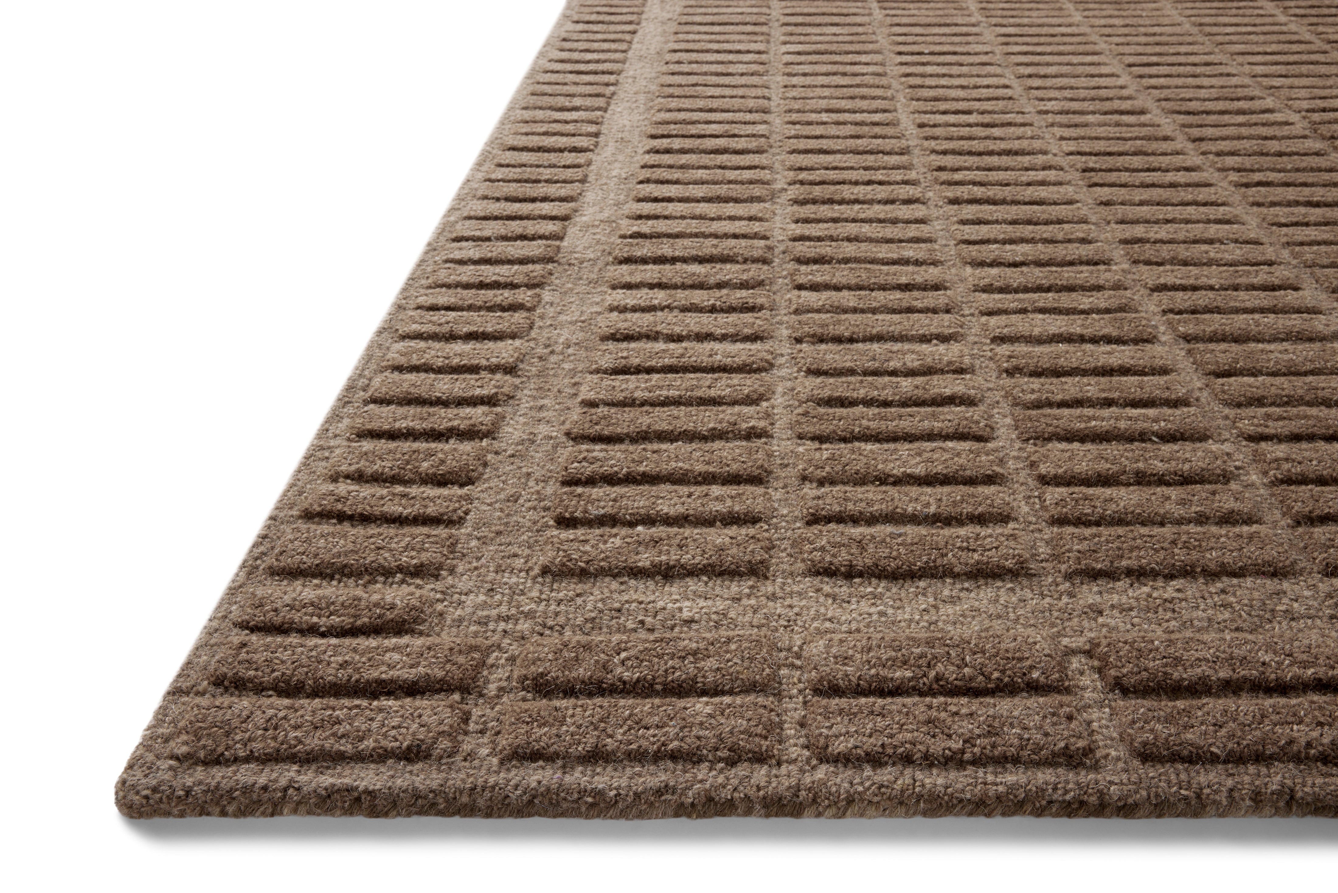 Chris Loves Julia x Loloi Bradley Cocoa / Cocoa Rug RUGS - wool Loloi