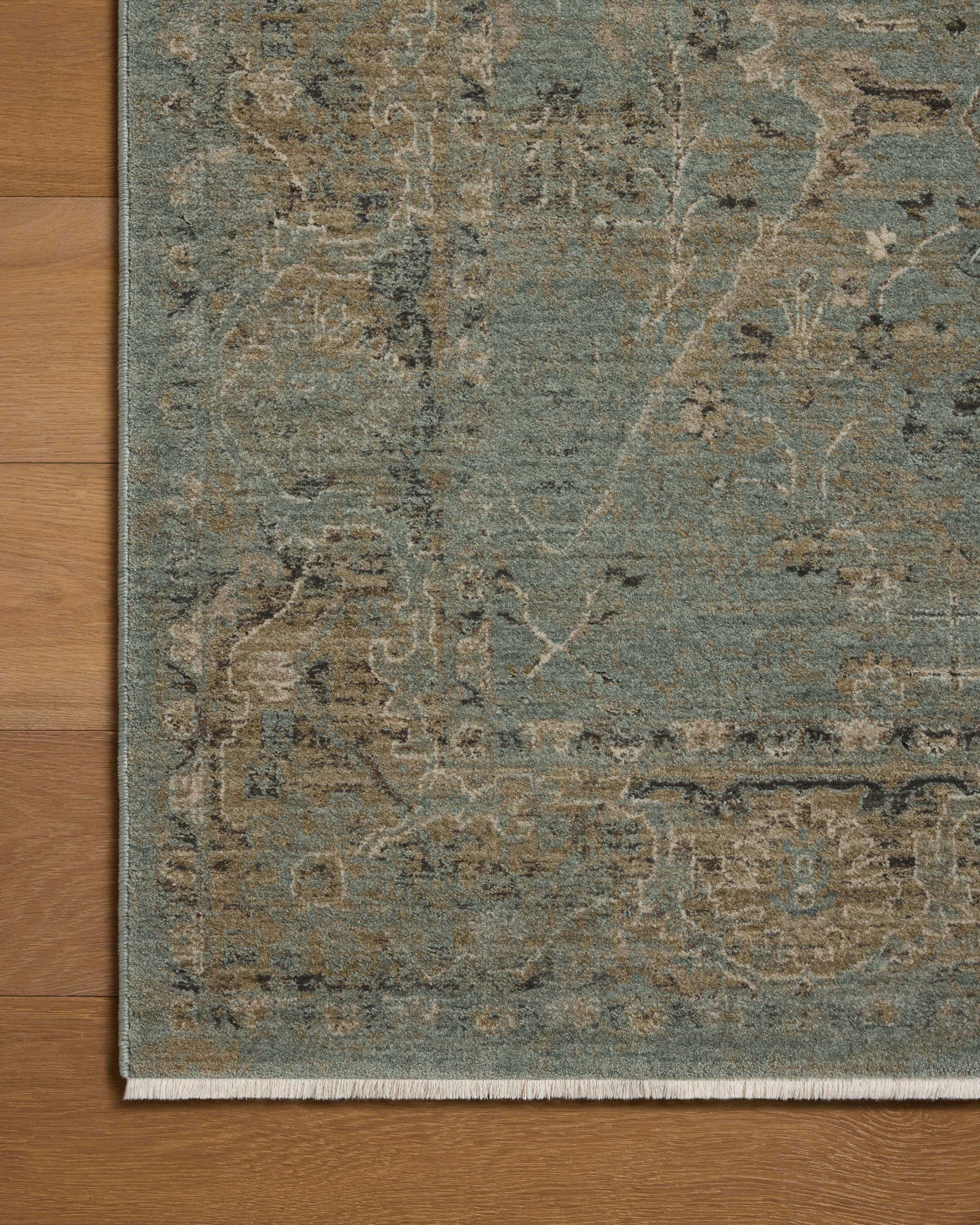 Loloi Briar Aqua / Olive Rug RUGS - synthetic Loloi