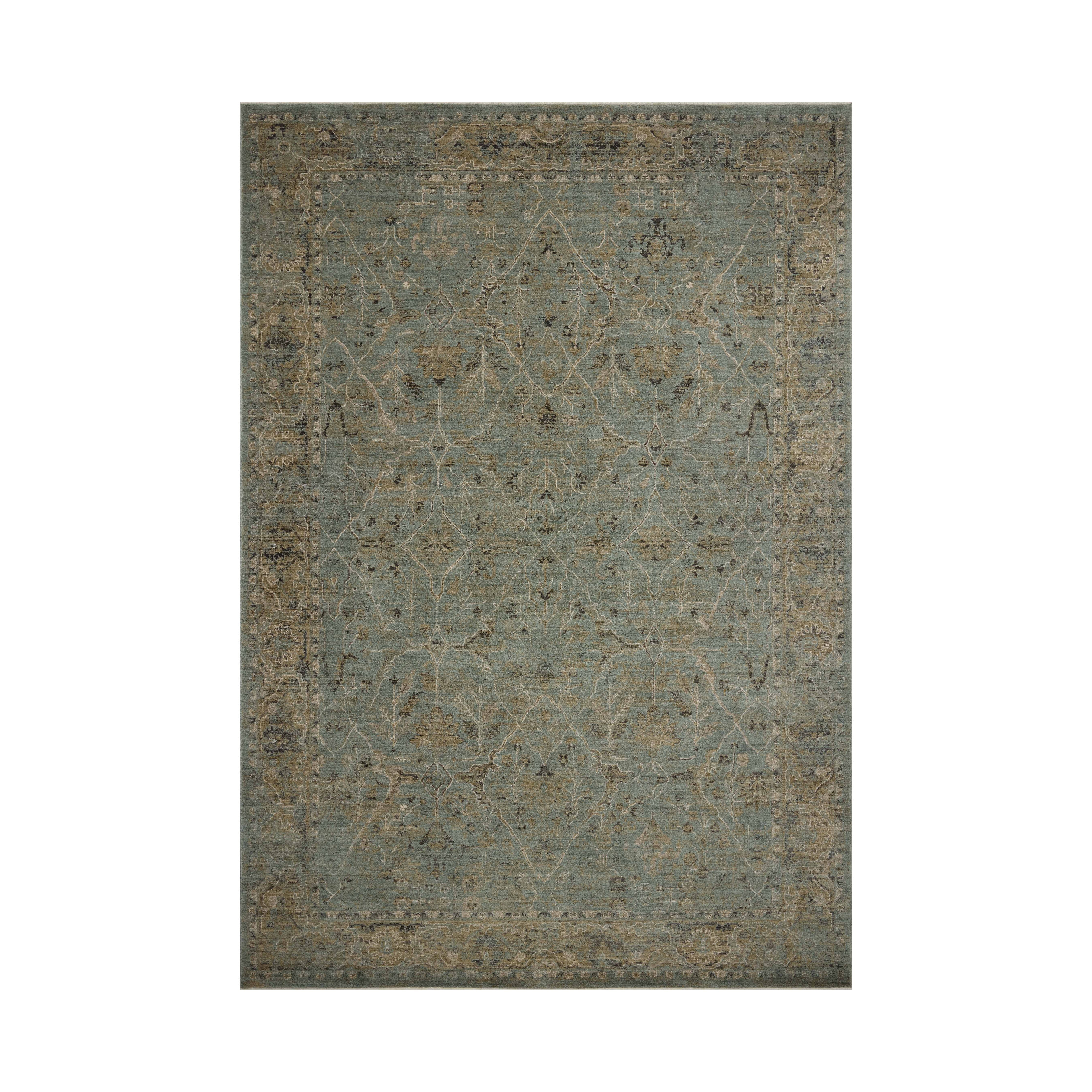 Loloi Briar Aqua / Olive Rug RUGS - synthetic Loloi 18" x 18" sample