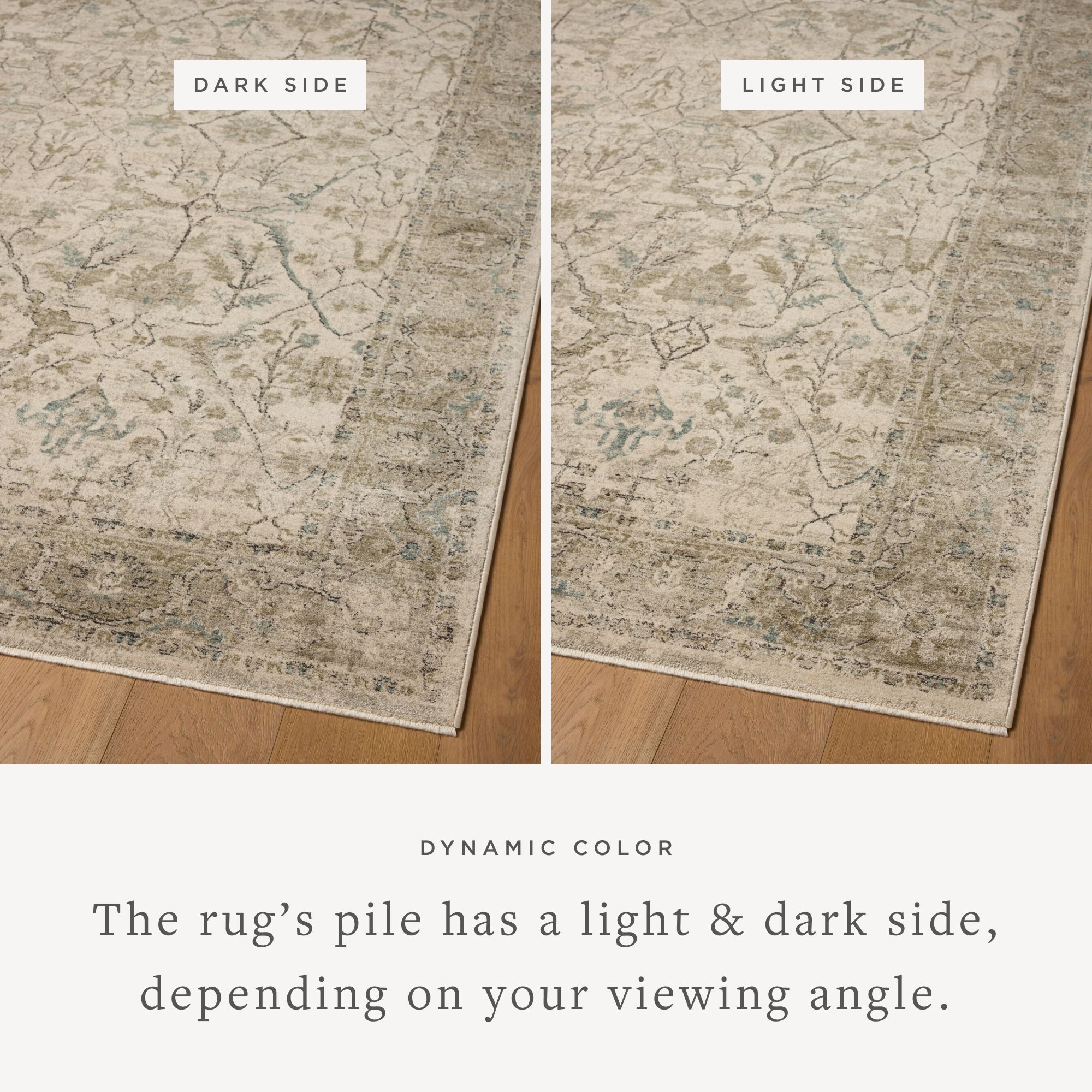 Loloi Briar Ivory / Sage Rug RUGS - synthetic Loloi