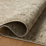 Loloi Briar Silver / Moss Rug RUGS - synthetic Loloi