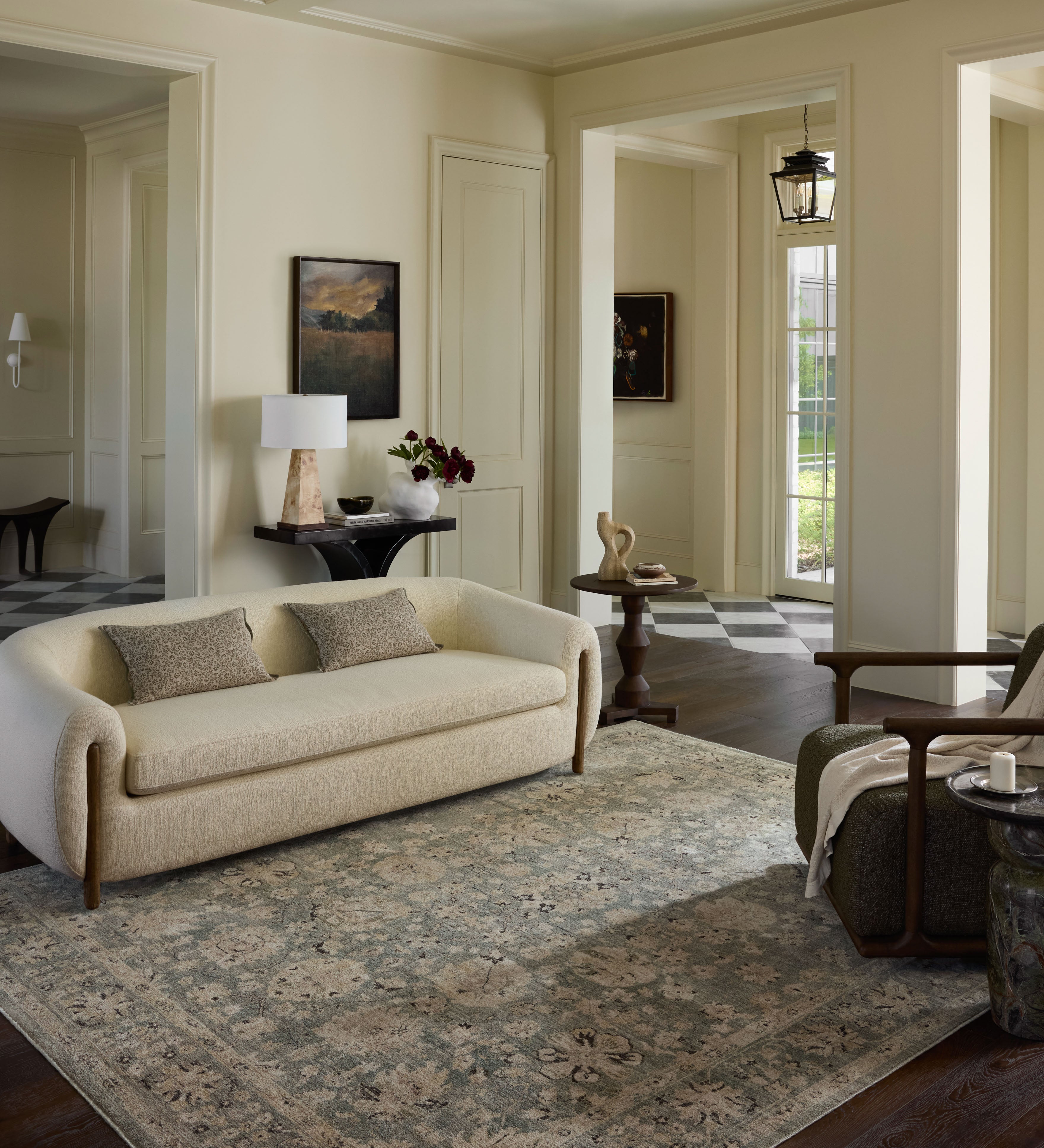 Loloi Briar Fog / Sand Rug RUGS - synthetic Loloi