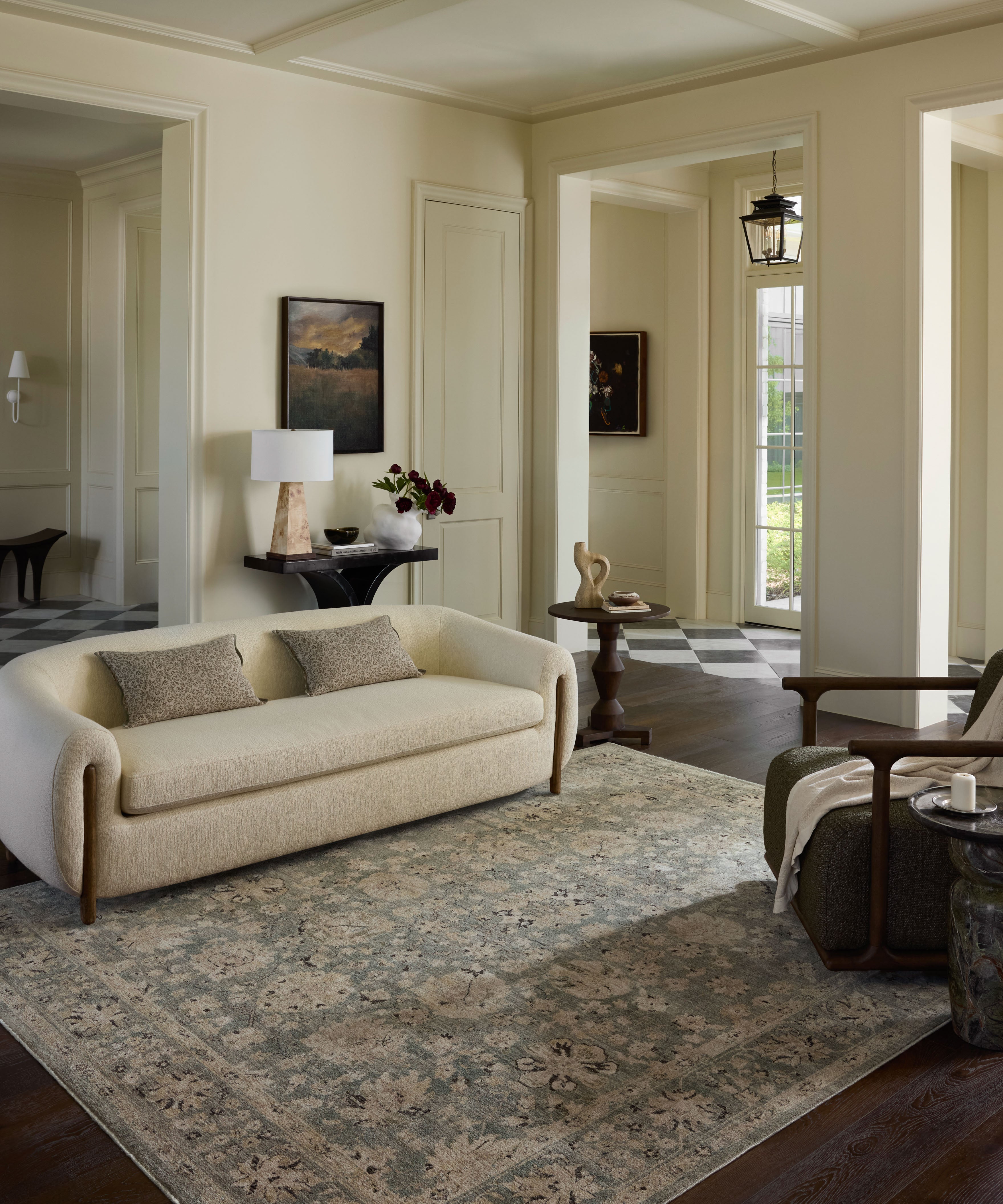 Loloi Briar Fog / Sand Rug RUGS - synthetic Loloi