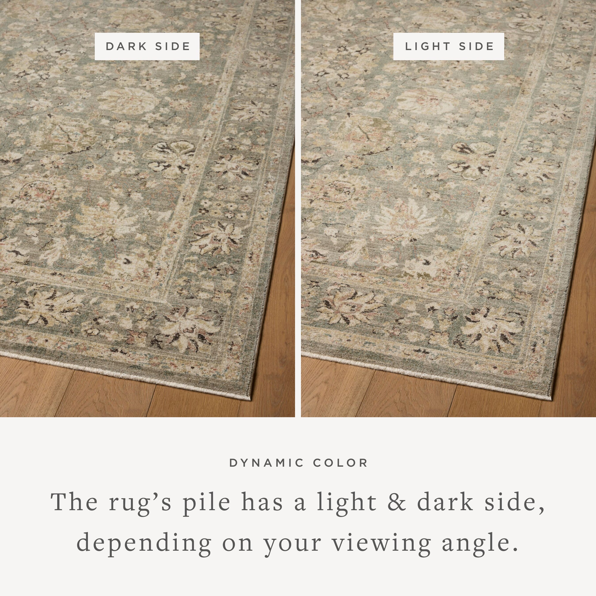 Loloi Briar Fog / Sand Square Rug RUGS - synthetic Loloi