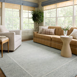 Chris Loves Julia x Loloi Briggs Mist / Ivory Rug 0-RUGS-wool Loloi