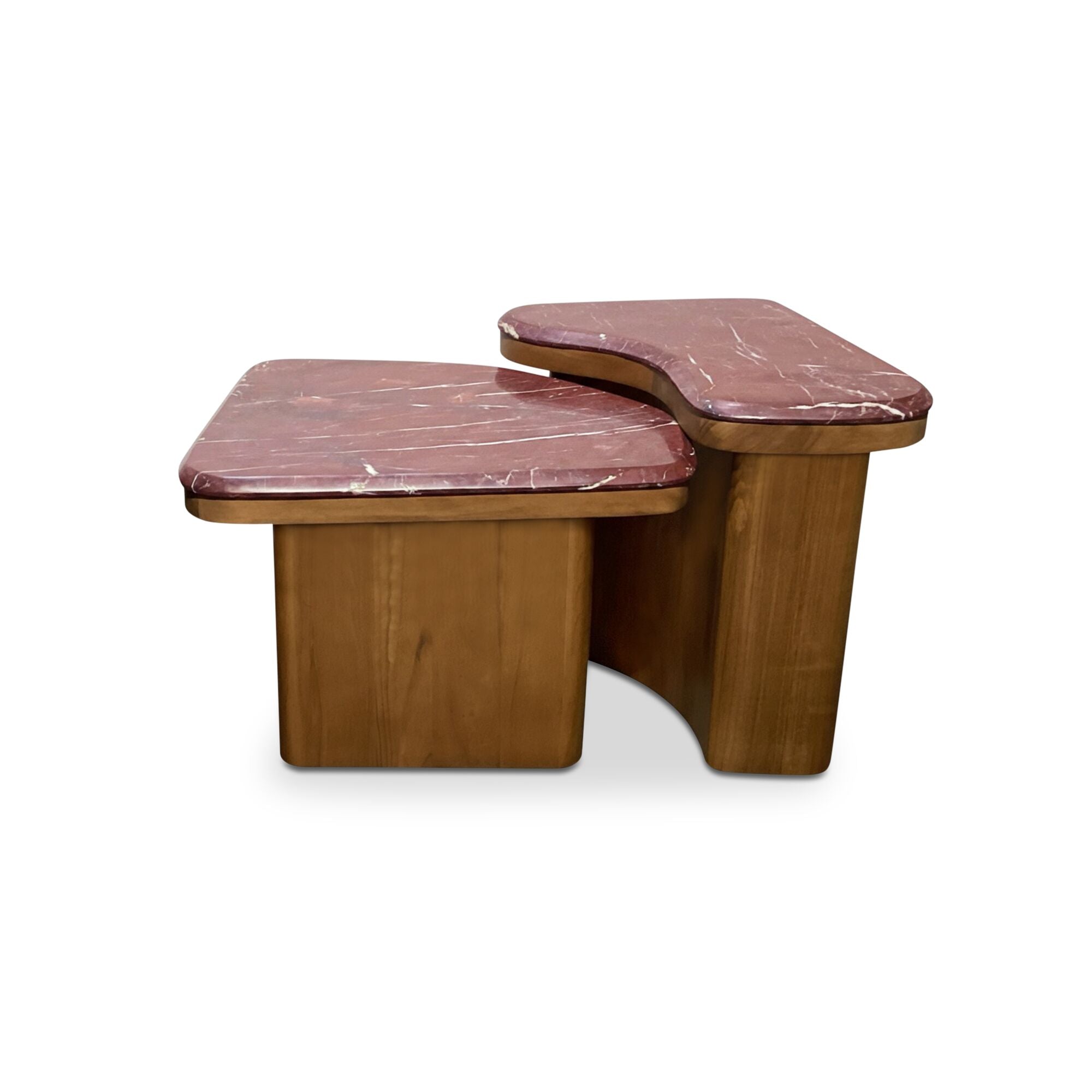 Abi Nesting Coffee Table FURNITURE - coffee table Moe's Furniture Red