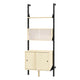 Black Upright/Black Bracket/Blonde Wood