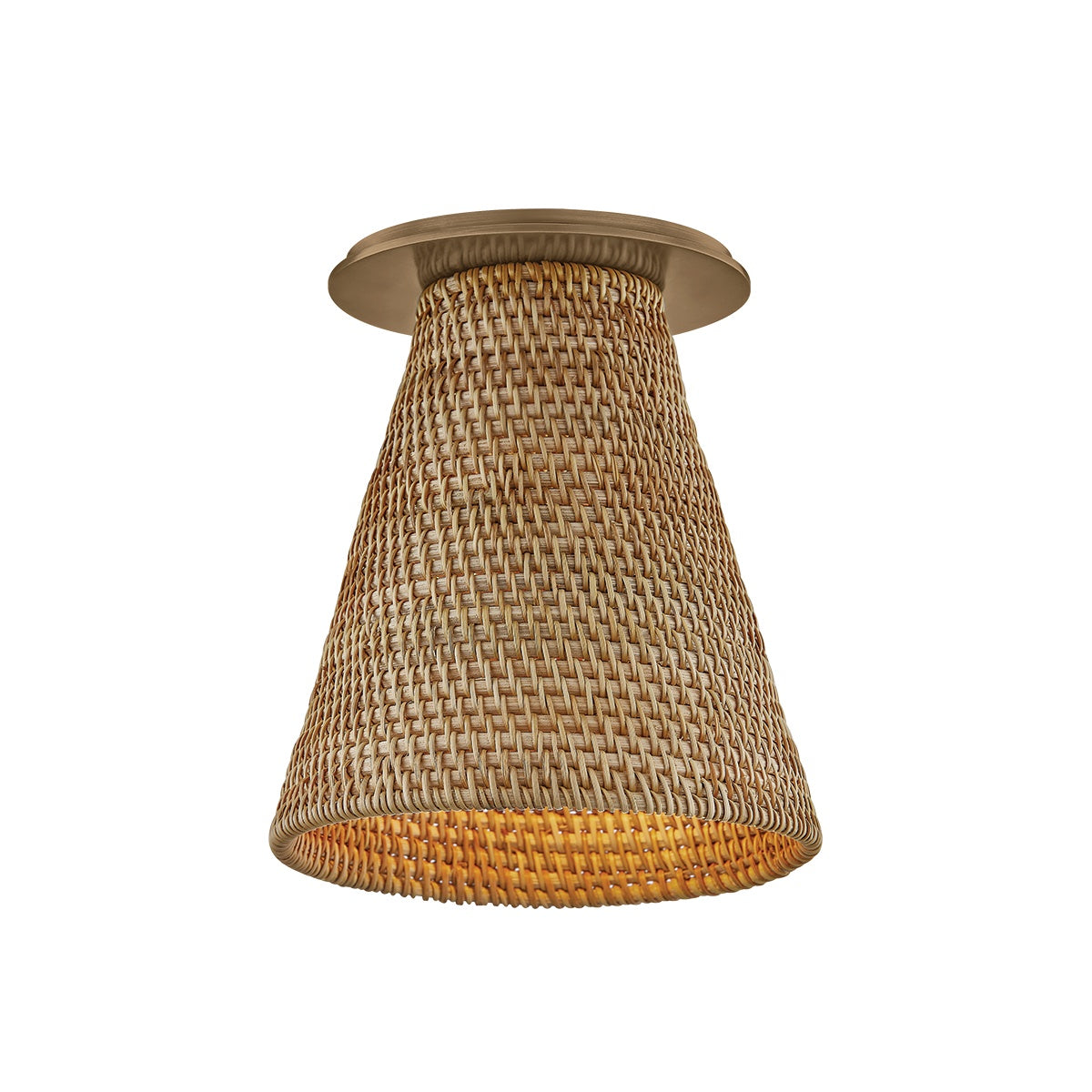 Menifee Flush Mount LIGHTING - Flush Mount Hudson Valley Lighting Patina Brass