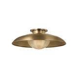 Braxton Semi Flush LIGHTING - Semi Flush Hudson Valley Lighting Patina Brass