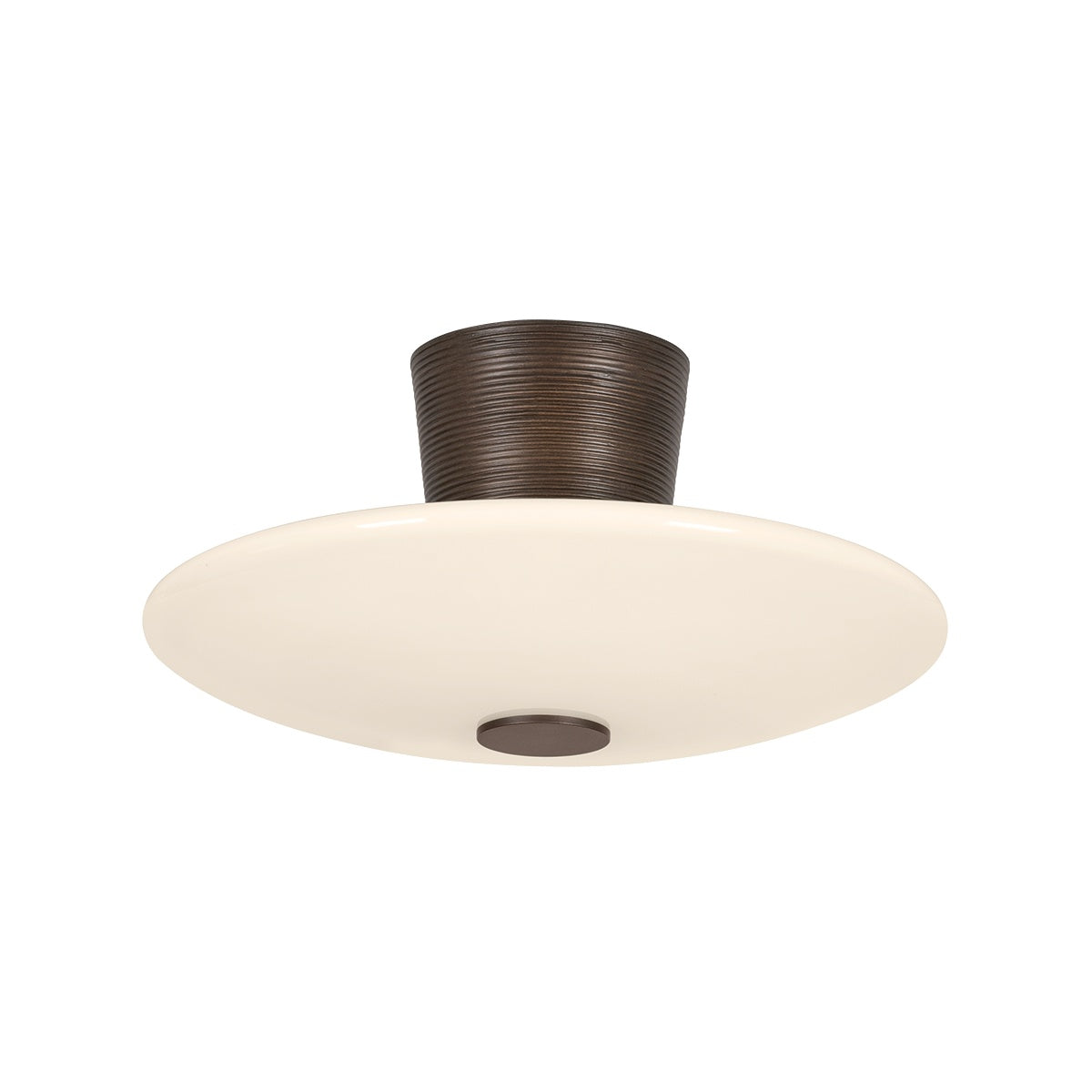 Albus Semi Flush LIGHTING - Semi Flush Hudson Valley Lighting Bronze Leaf