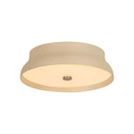 Shore Flush Mount LIGHTING - flush mount Hudson Valley Lighting Patina Brass / Cream Gesso Small