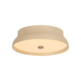 Shore Flush Mount LIGHTING - flush mount Hudson Valley Lighting Patina Brass / Cream Gesso Small