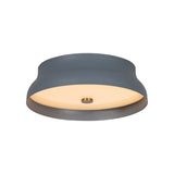 Shore Flush Mount LIGHTING - flush mount Hudson Valley Lighting Patina Brass / Slate Gesso Small