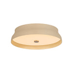 Shore Flush Mount LIGHTING - flush mount Hudson Valley Lighting Patina Brass / Cream Gesso Large