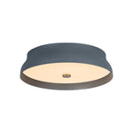 Shore Flush Mount LIGHTING - flush mount Hudson Valley Lighting Patina Brass / Slate Gesso Large