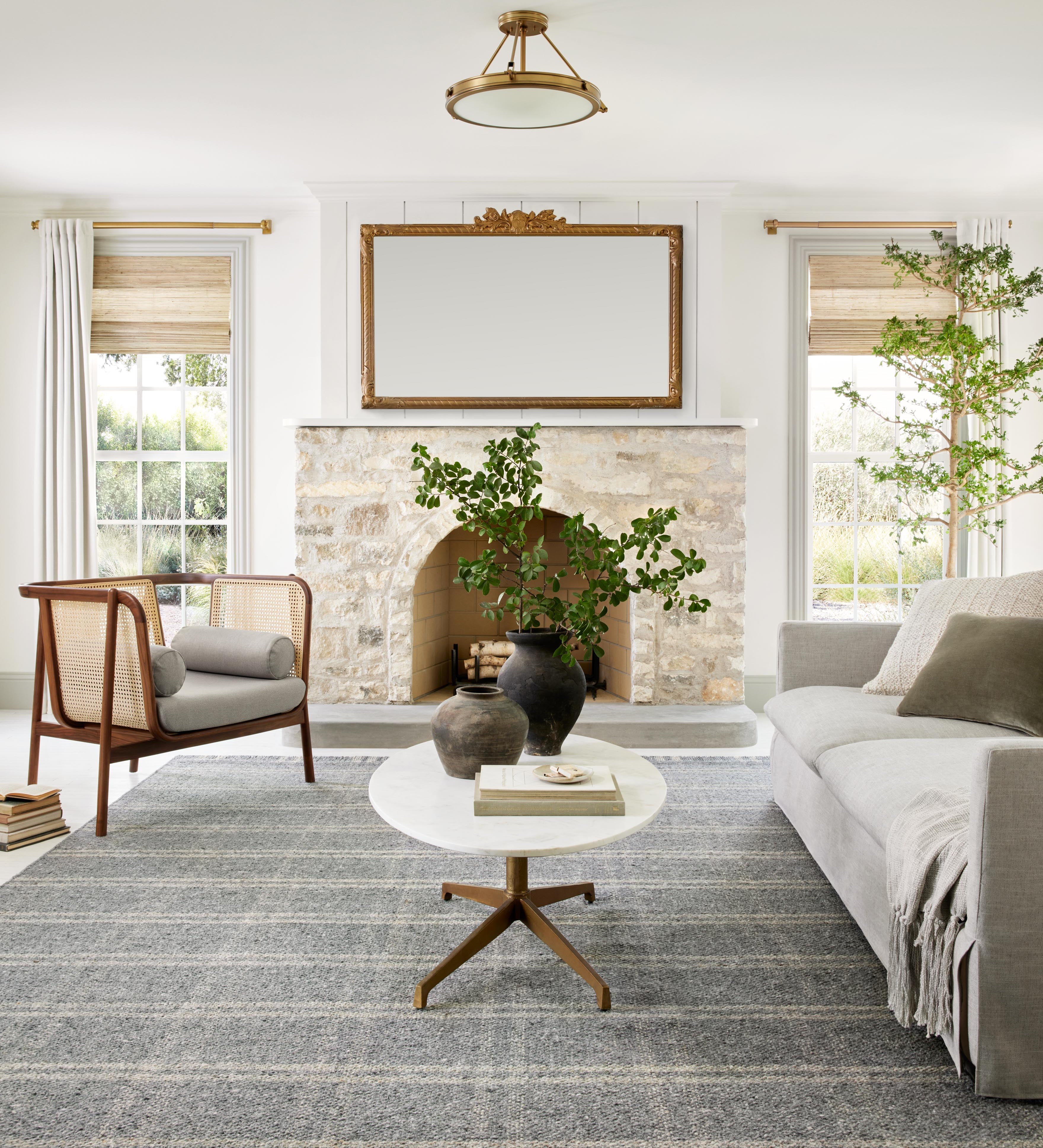 Magnolia Home By Joanna Gaines x Loloi Caleb Mocha / Taupe Rug RUGS - wool Loloi