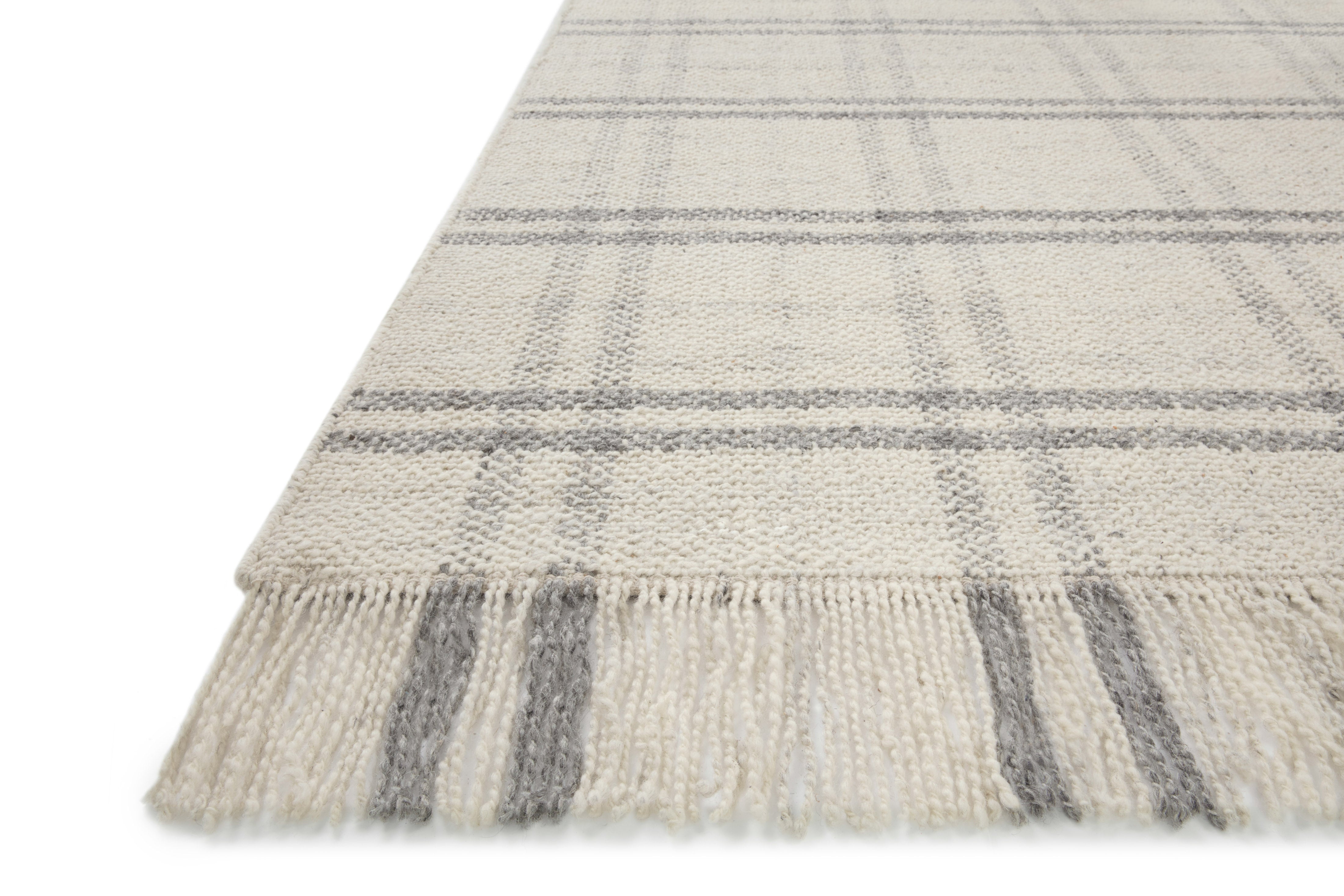 Loloi Caleb Natural / Grey Rug 0- RUGS - wool Loloi