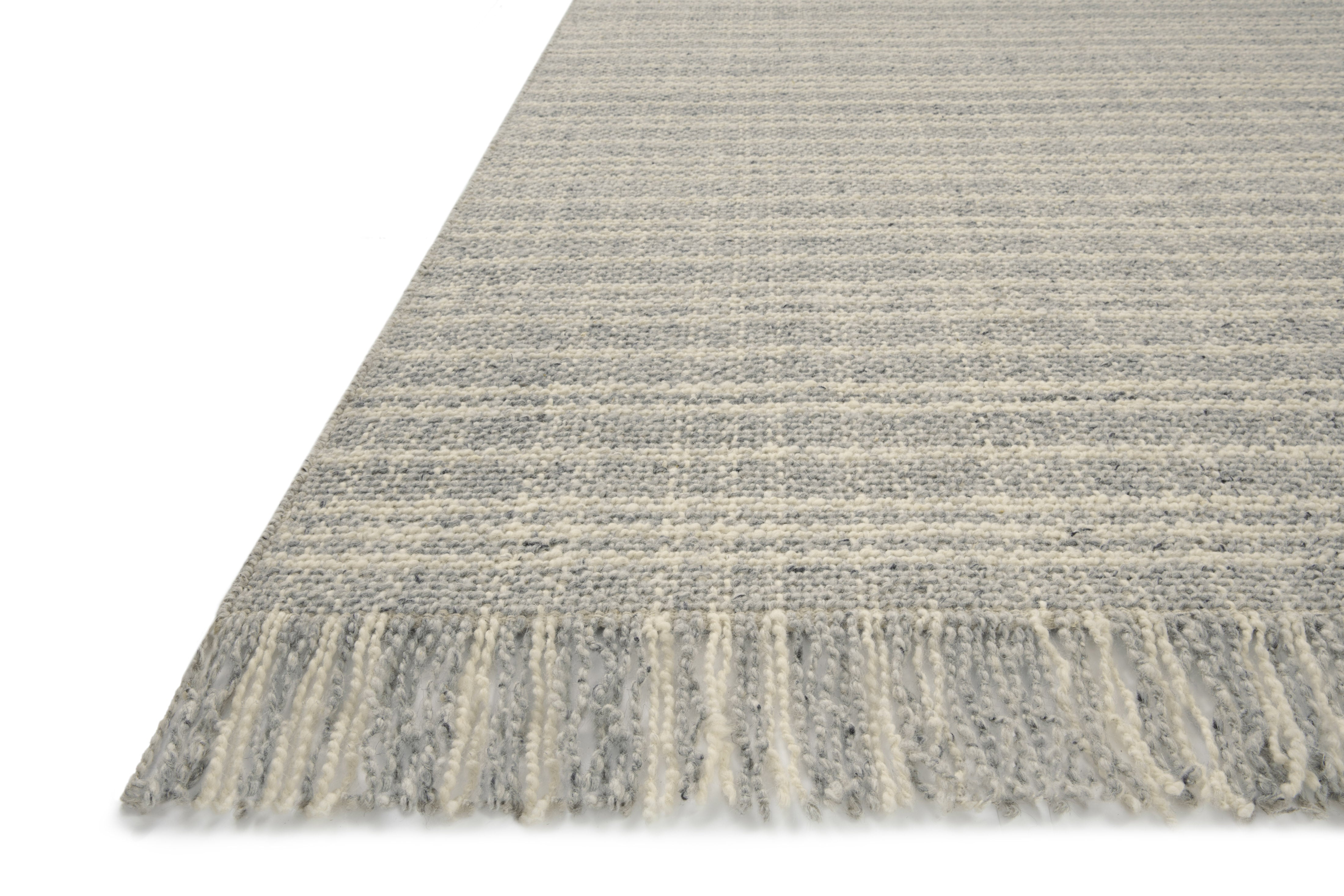 Magnolia Home By Joanna Gaines x Loloi Caleb Grey / Natural Rug RUGS - wool Loloi