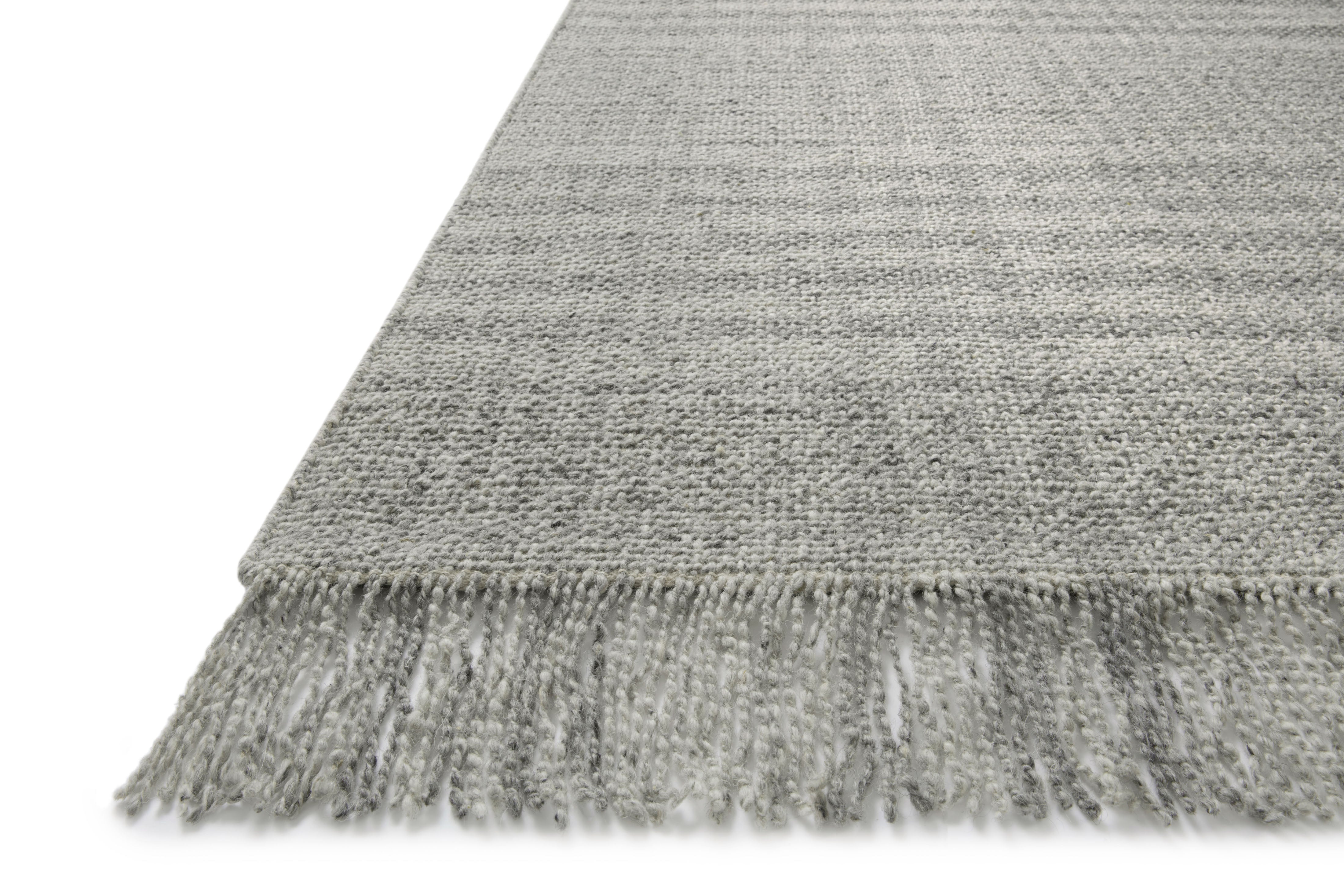 Magnolia Home By Joanna Gaines x Loloi Caleb Grey / Dk. Grey Rug RUGS - wool Loloi