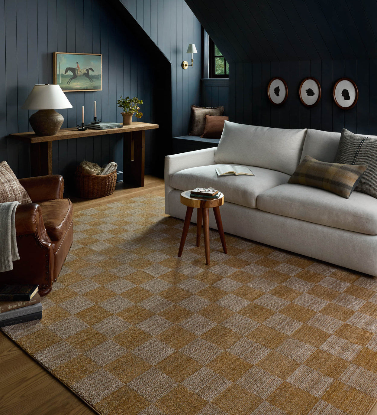 Chris Loves Julia x Loloi Calvin Apricot / Ivory Rug RUGS - synthetic Loloi