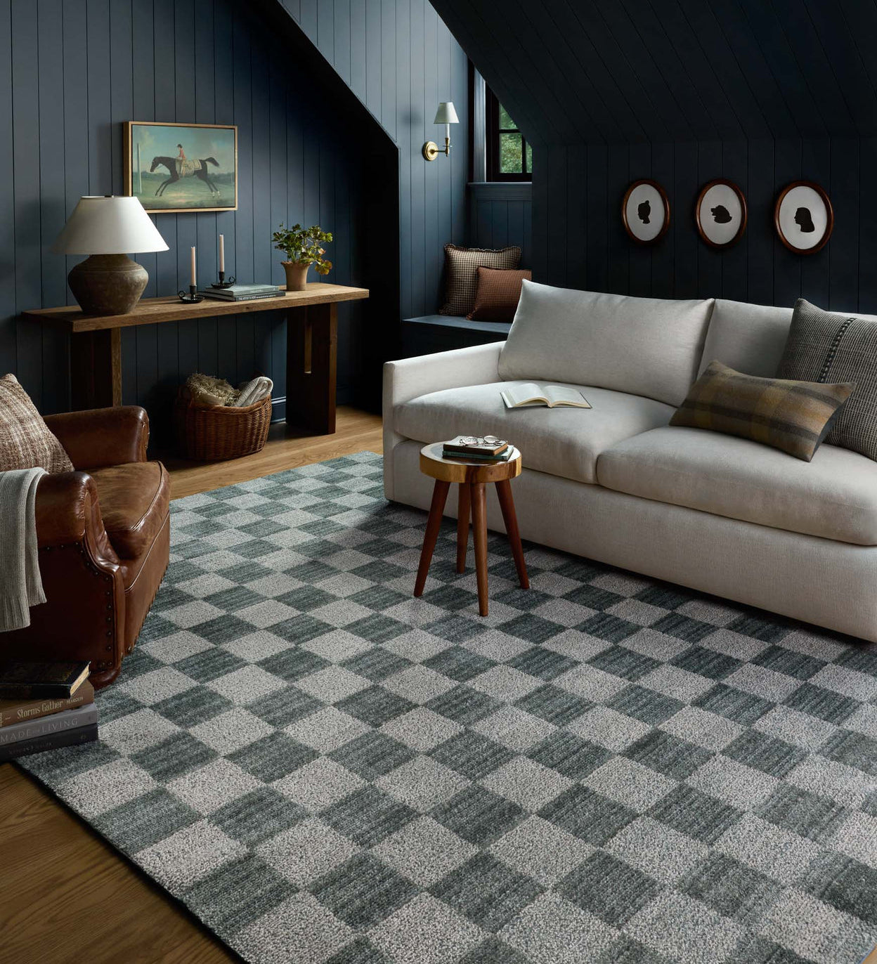 IN STORE - Chris Loves Julia x Loloi Calvin Blue / Ivory Rug IN STORE - rugs Loloi
