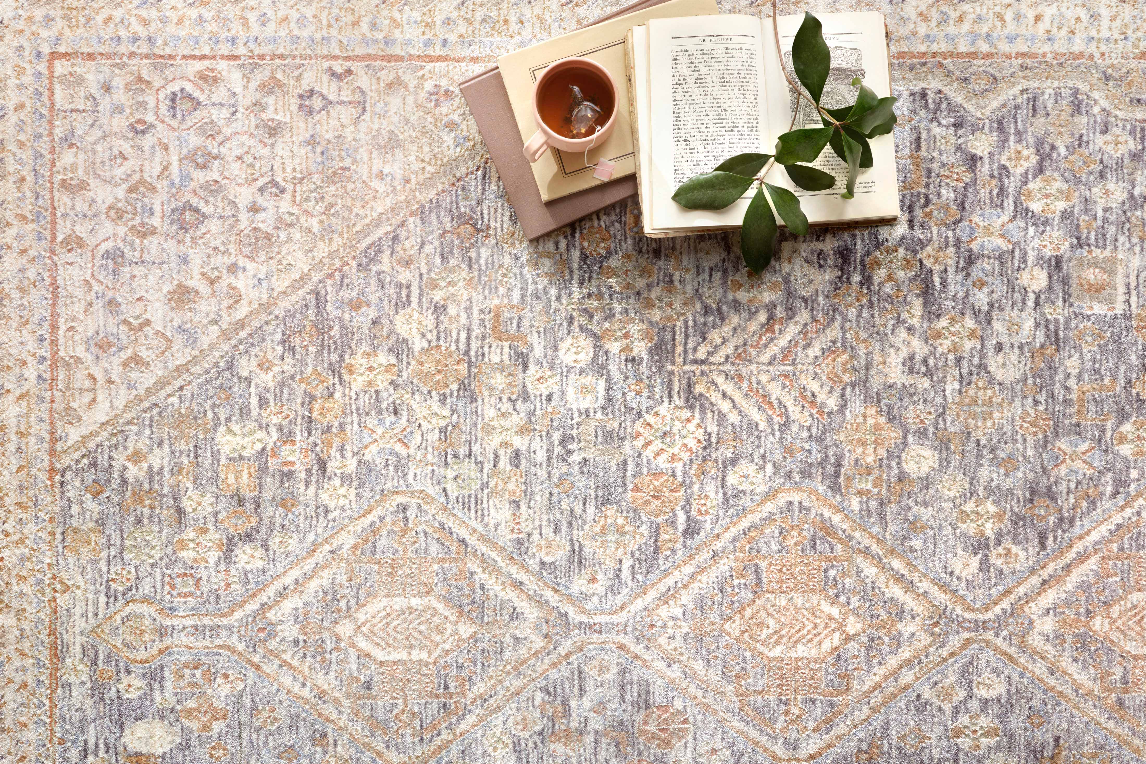 Loloi Carlisle Blue / Ivory Rug RUGS - vintage inspired Loloi