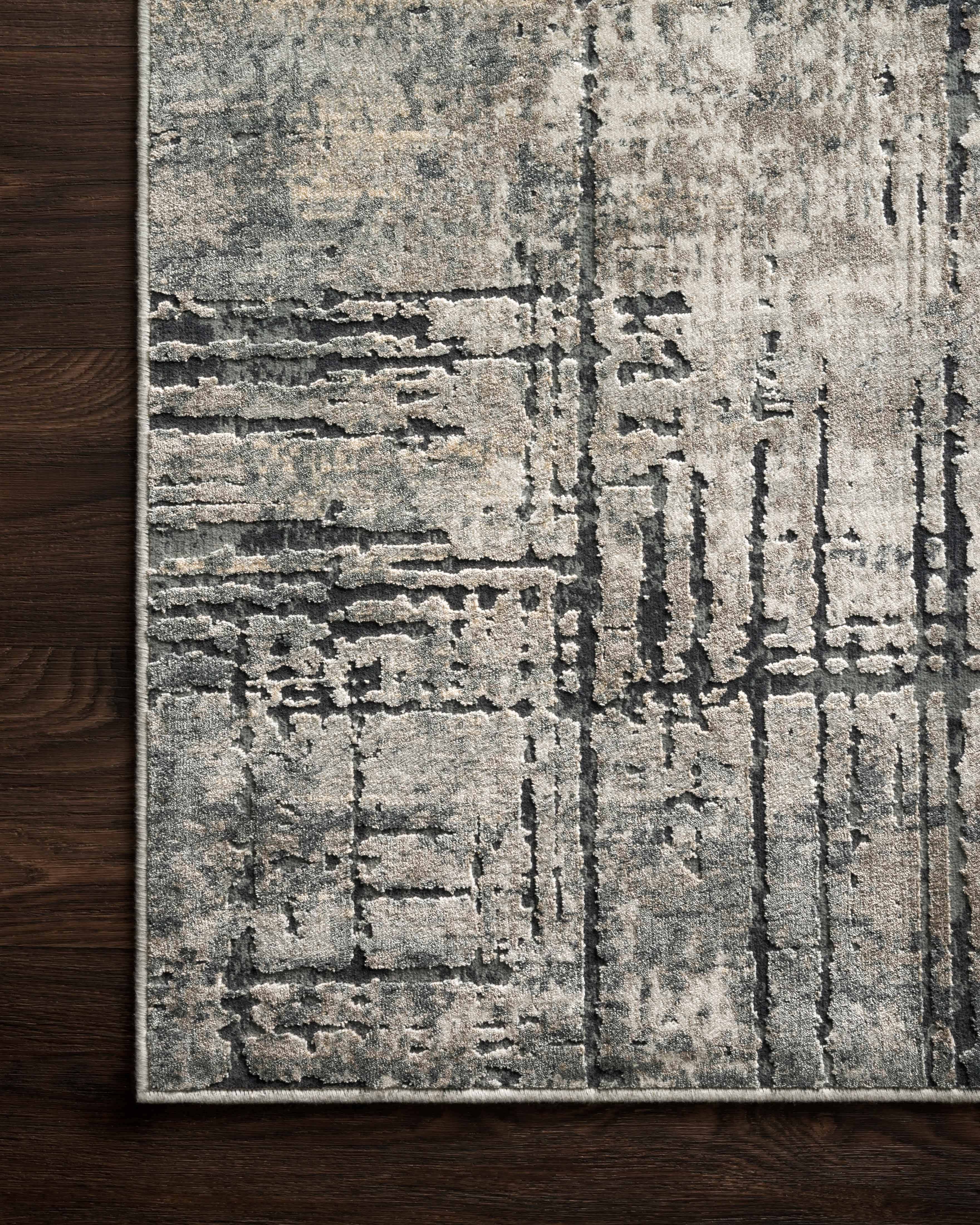 Loloi Cascade Marine / Grey Rug RUGS - synthetic Loloi