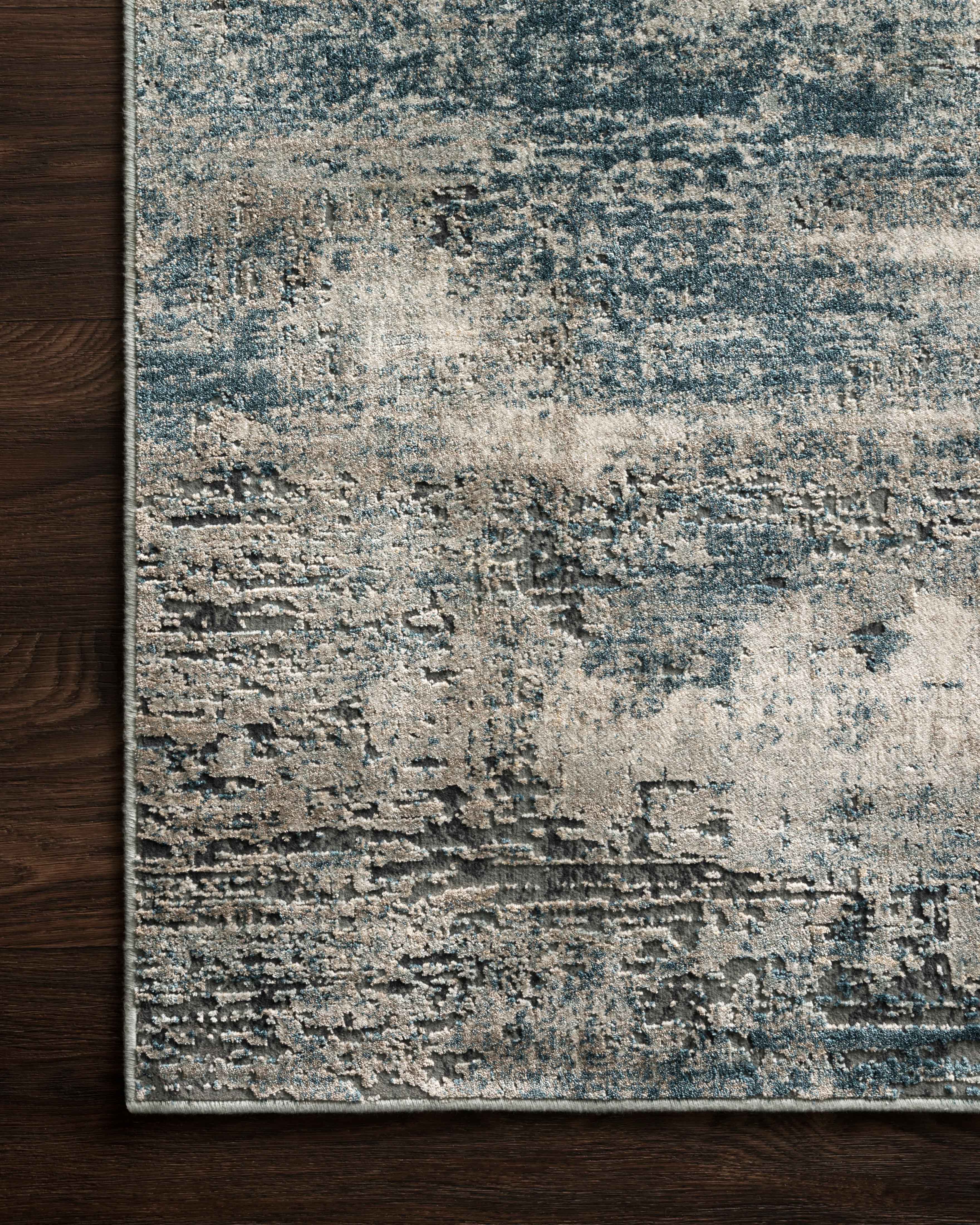 Loloi Cascade Ocean / Grey Rug RUGS - synthetic Loloi