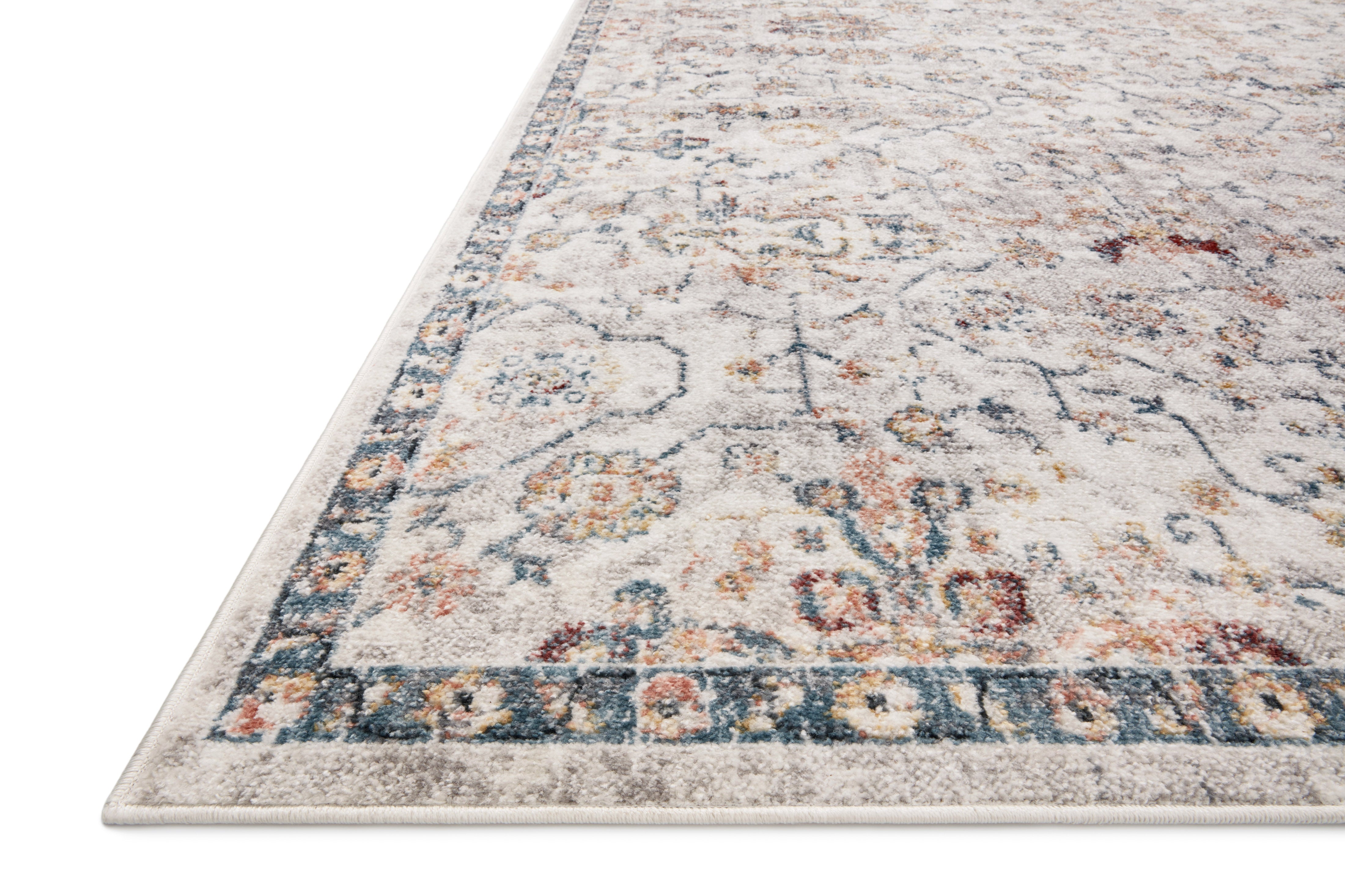 Loloi Cassandra Dove / Navy Rug Loloi