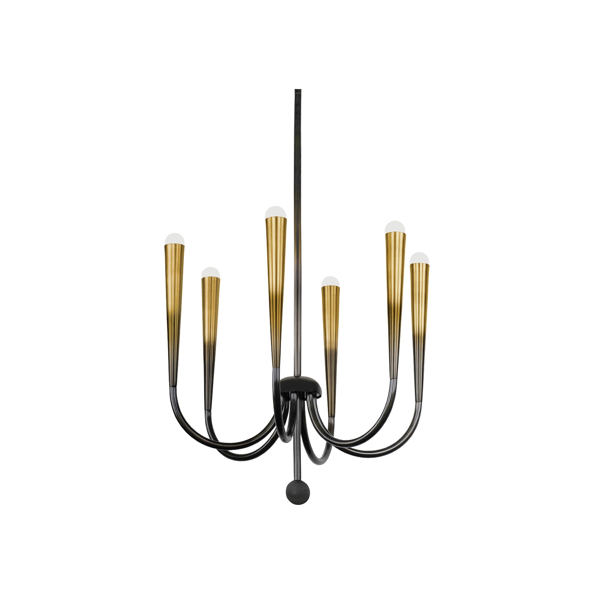 Adley Chandelier LIGHTING - Chandelier Hudson Valley Lighting Small Gradient Brass