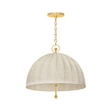 Palmetto Pendant LIGHTING - Pendant Hudson Valley Lighting Aged Brass