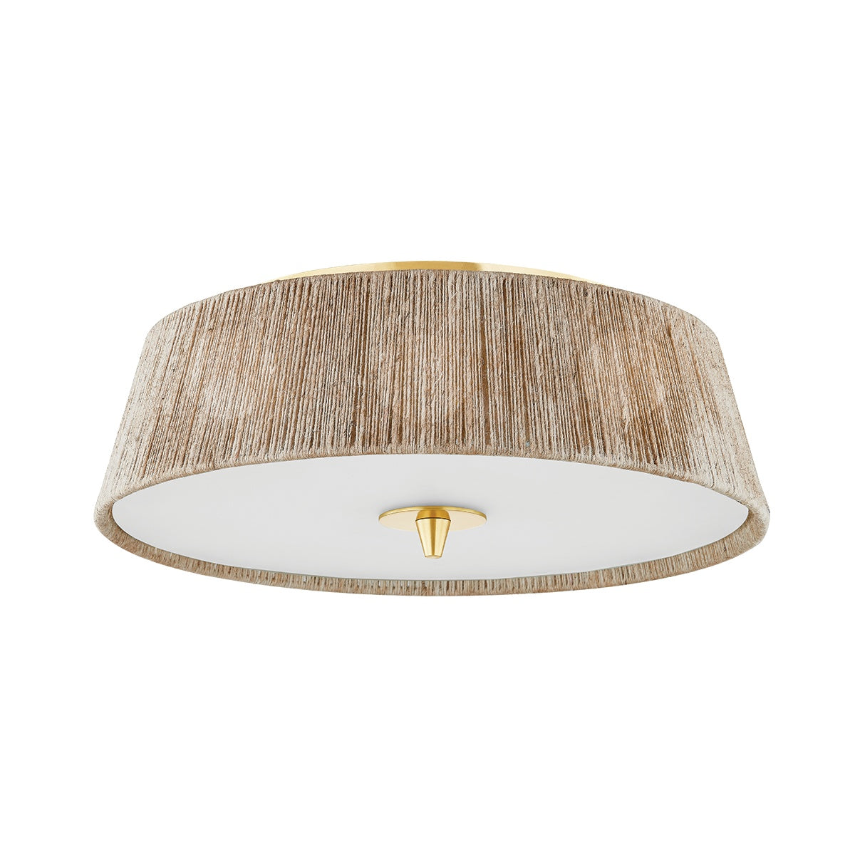 George Semi Flush LIGHTING - Semi Flush Hudson Valley Lighting Aged Brass