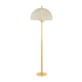 Palmetto Floor Lamp LIGHTING - Floor Lamp Hudson Valley Lighting Aged Brass